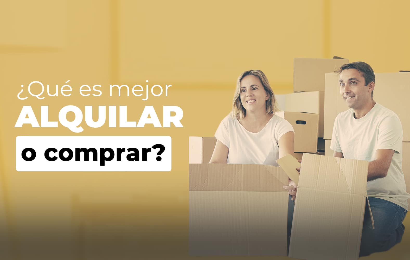 ¿Qué es mejor, alquilar o comprar?