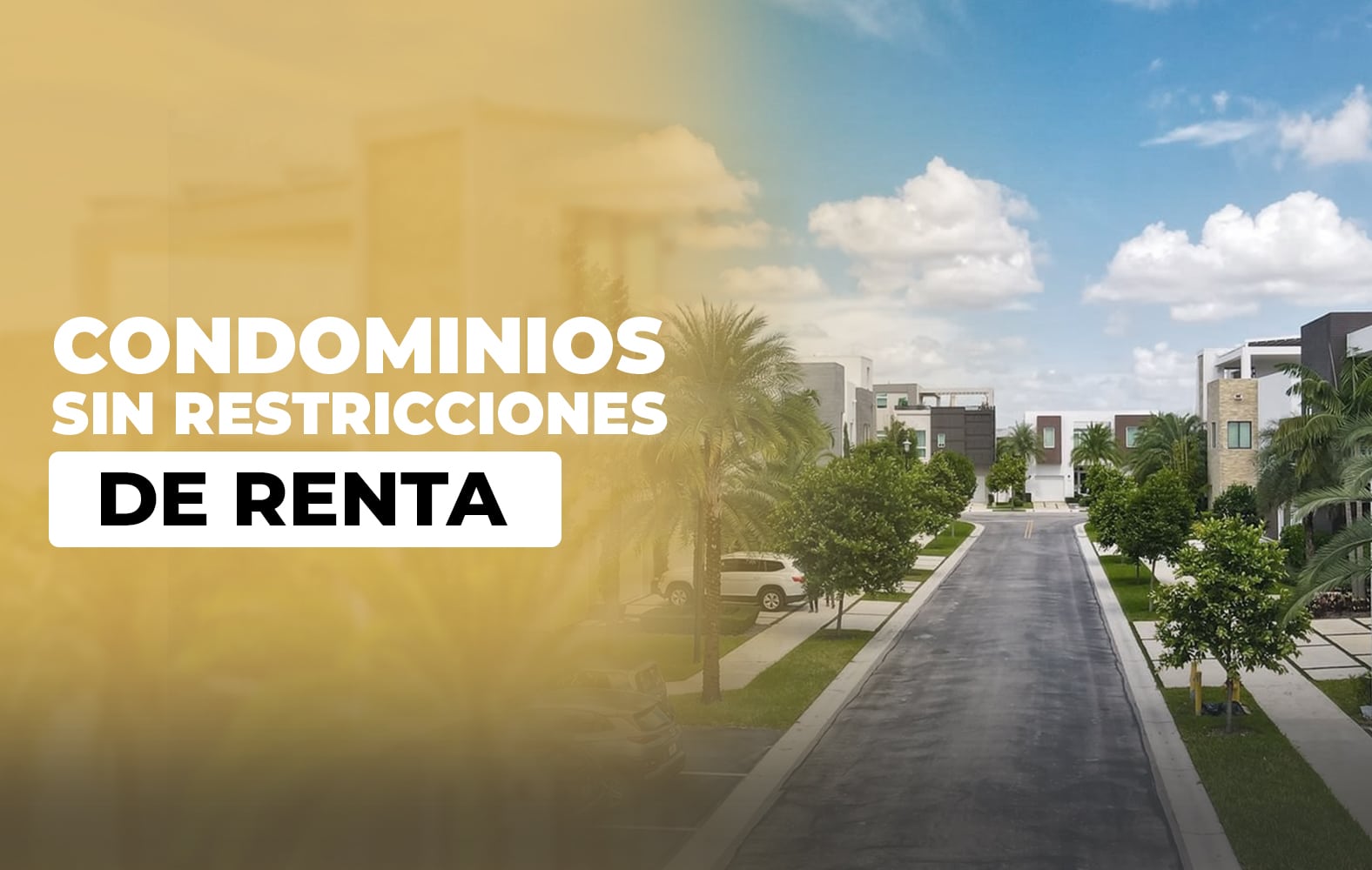 Condominios sin restricciones de renta